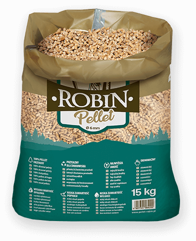 worek pelletu opałowego Robin do kupienia w Leśnej lub sklepie internetowym